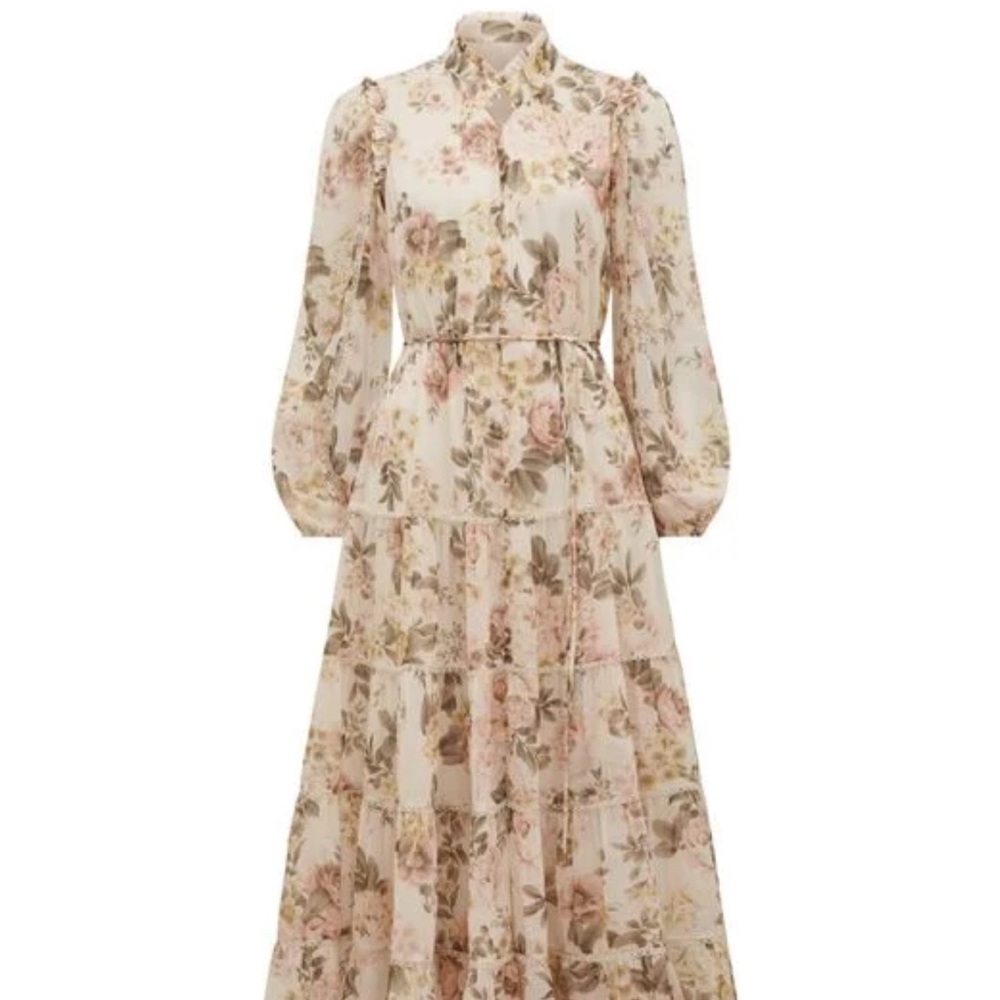 1. State button down maxi dress